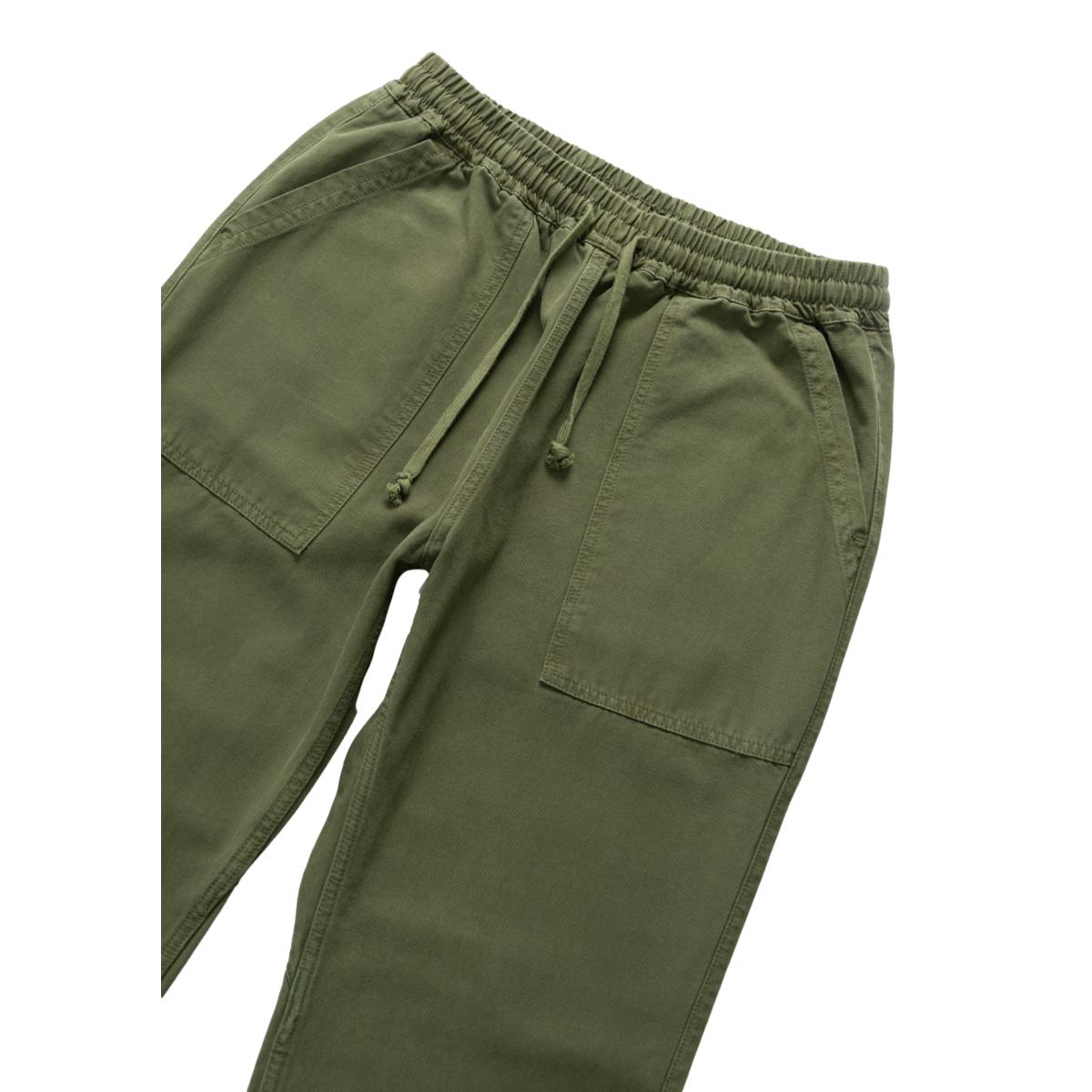 Canvas Chef Pant Olive - Fatigue Pant