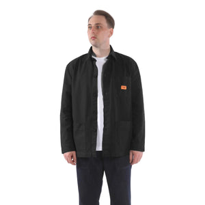 Canvas Coverall Jacket Black - Chore Coat