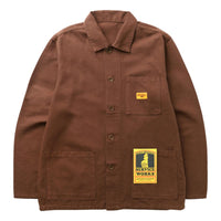 Canvas Coverall Jacket Brown - Chore Coat