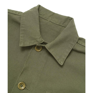 Canvas Coverall Jacket Olive - Chore Coat