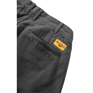 Canvas Part Timer Pant Grey - Pleated Pant