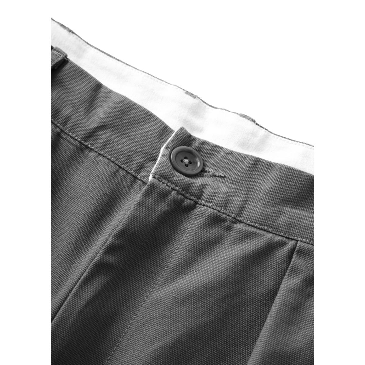 Canvas Part Timer Pant Grey - Pleated Pant