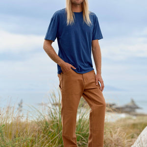 Canvas Work Pants: Almond