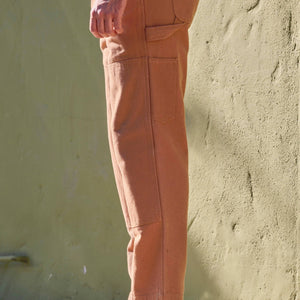Canvas Work Pants: Almond