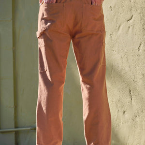 Canvas Work Pants: Almond