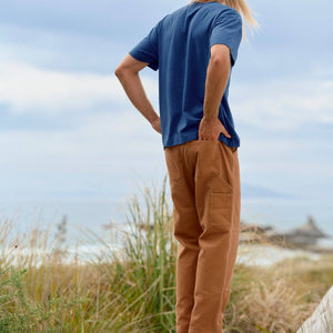 Canvas Work Pants: Almond