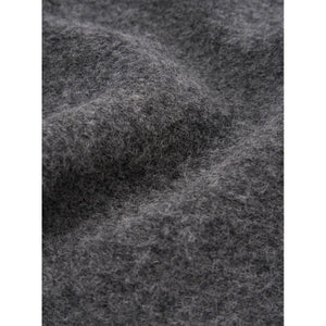 Cardigan Grey Marl Wool Fleece - Cardigan