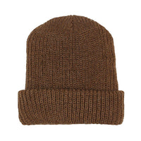 Choice Alpaca Products - Cardigan Knit Beanie: Brown