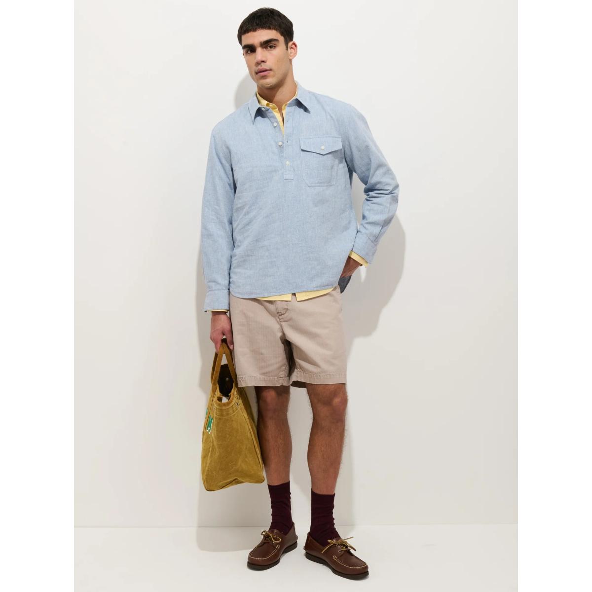 Carter Popover Linen Cotton Chambray - Shirts