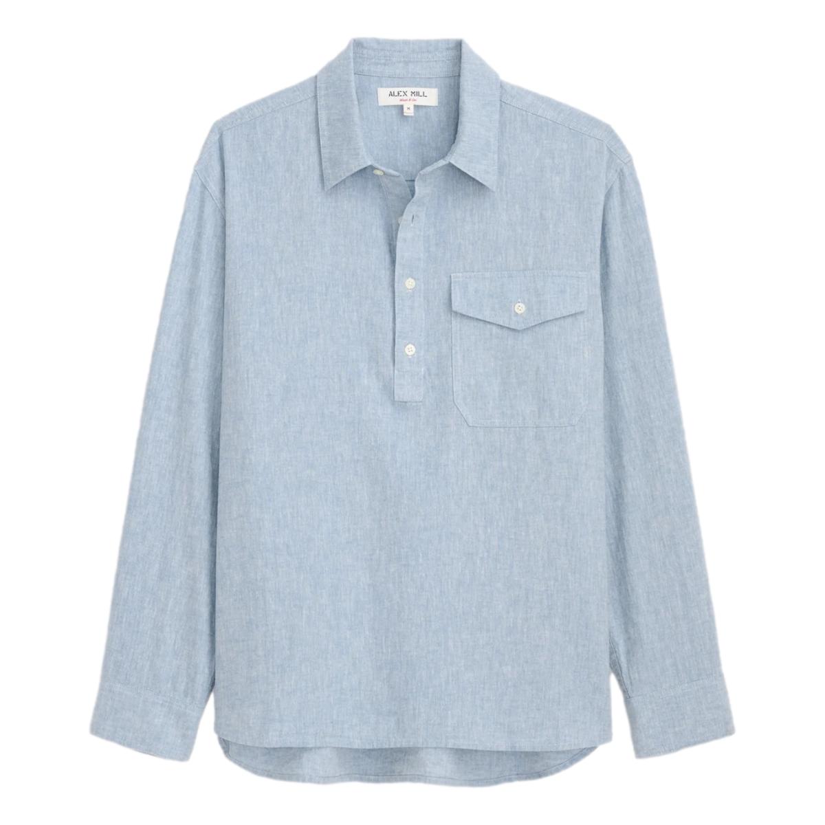 Carter Popover Linen Cotton Chambray - Shirts