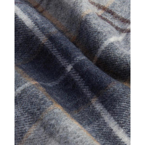Cashmere Scarf Grey Midnight Tartan - Scarf