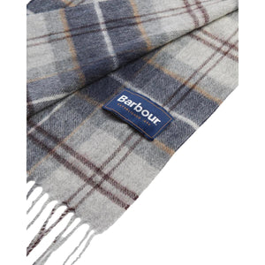 Cashmere Scarf Grey Midnight Tartan - Scarf