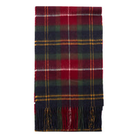 Cashmere Scarf Winterberry Tartan - Scarf