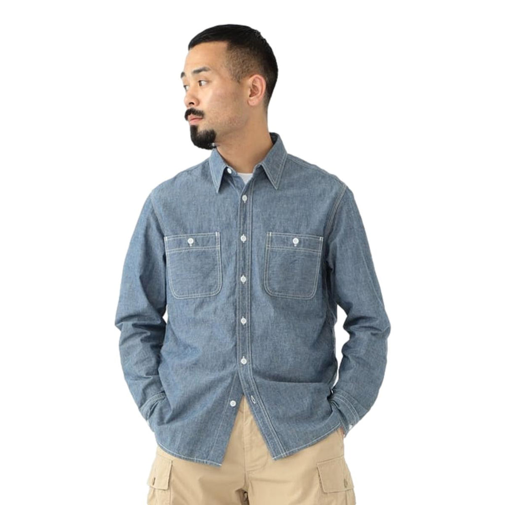 Beams Plus Chambray Work Shirt - MILWORKS