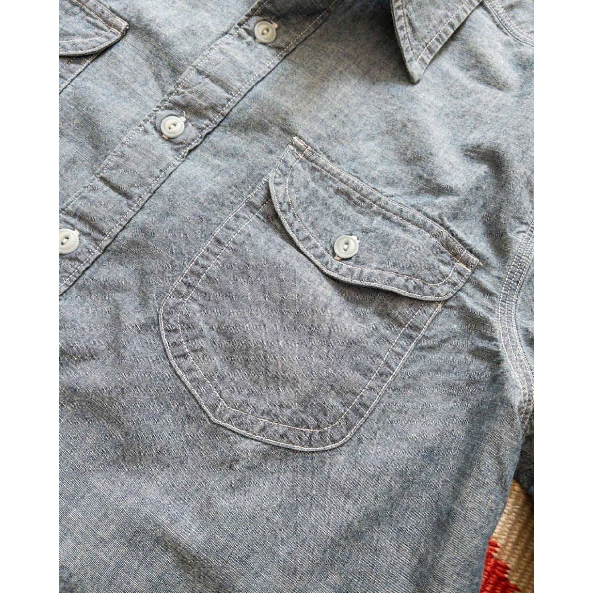 Chambray Workshirt Rinsed Indigo - Shirt