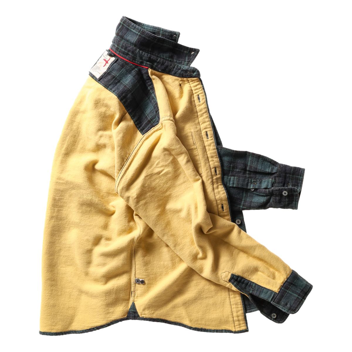 Chamois Lined Flannel Green Navy Black - Shirts