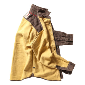 Chamois Lined Flannel Rustic Brn Hbone - Shirts