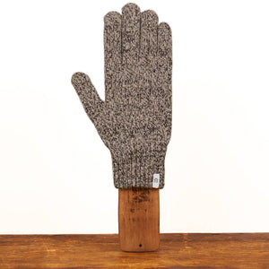 Upstate Stock - Charcoal Melange Ragg Wool Full Glove