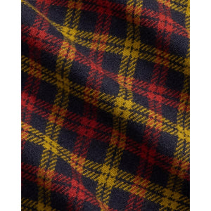 Checked Wool Twill Workshirt Red Yellow - Overshirt