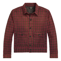 Checked Woven Shirt Jacket - Shirt