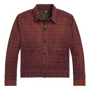 Checked Woven Shirt Jacket - Shirt