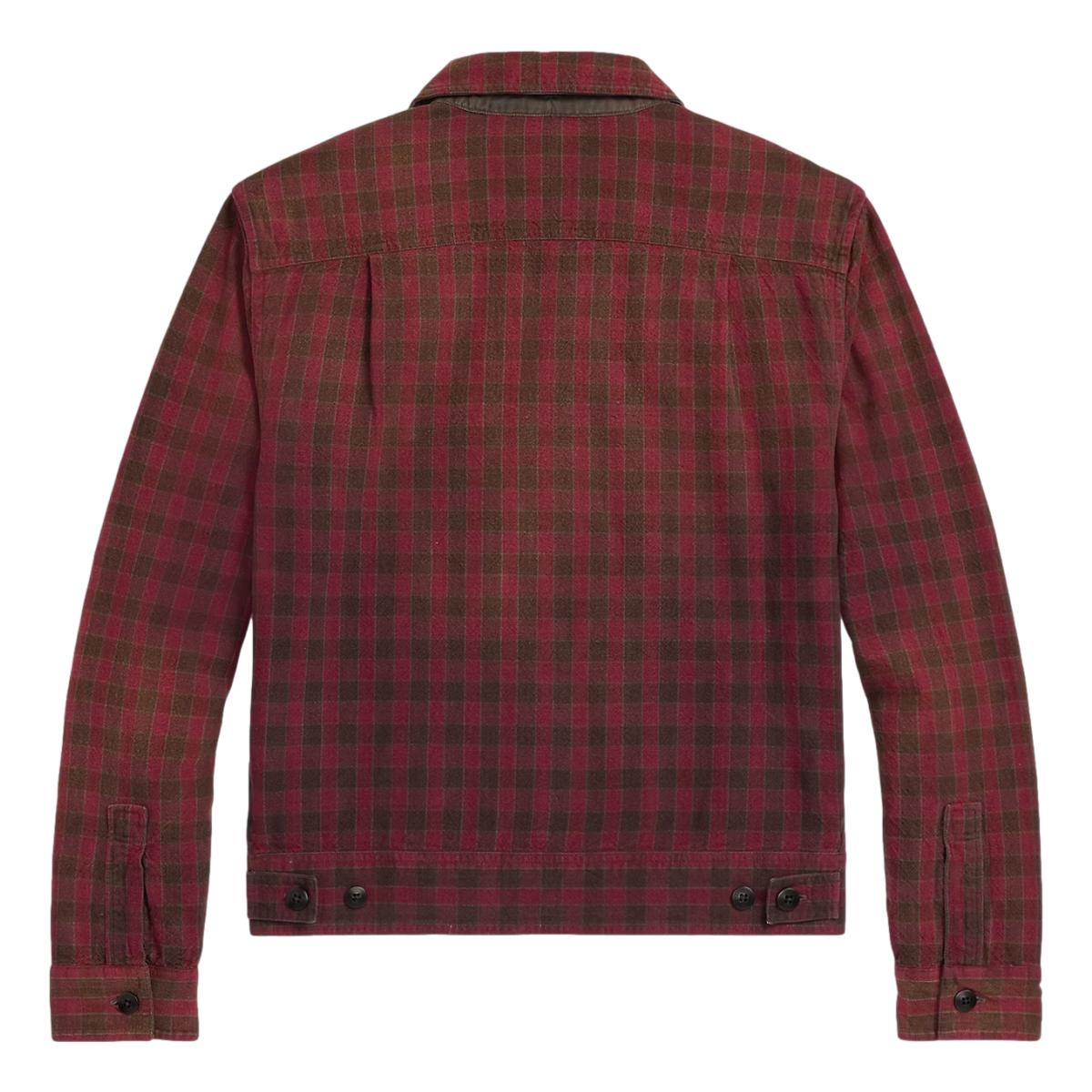 Checked Woven Shirt Jacket - Shirt