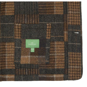 Chore Jacket Brown Wool Patchwork Chore Coat