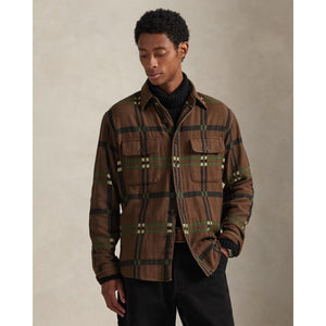 Classic Fit Flannel Utility Shirt