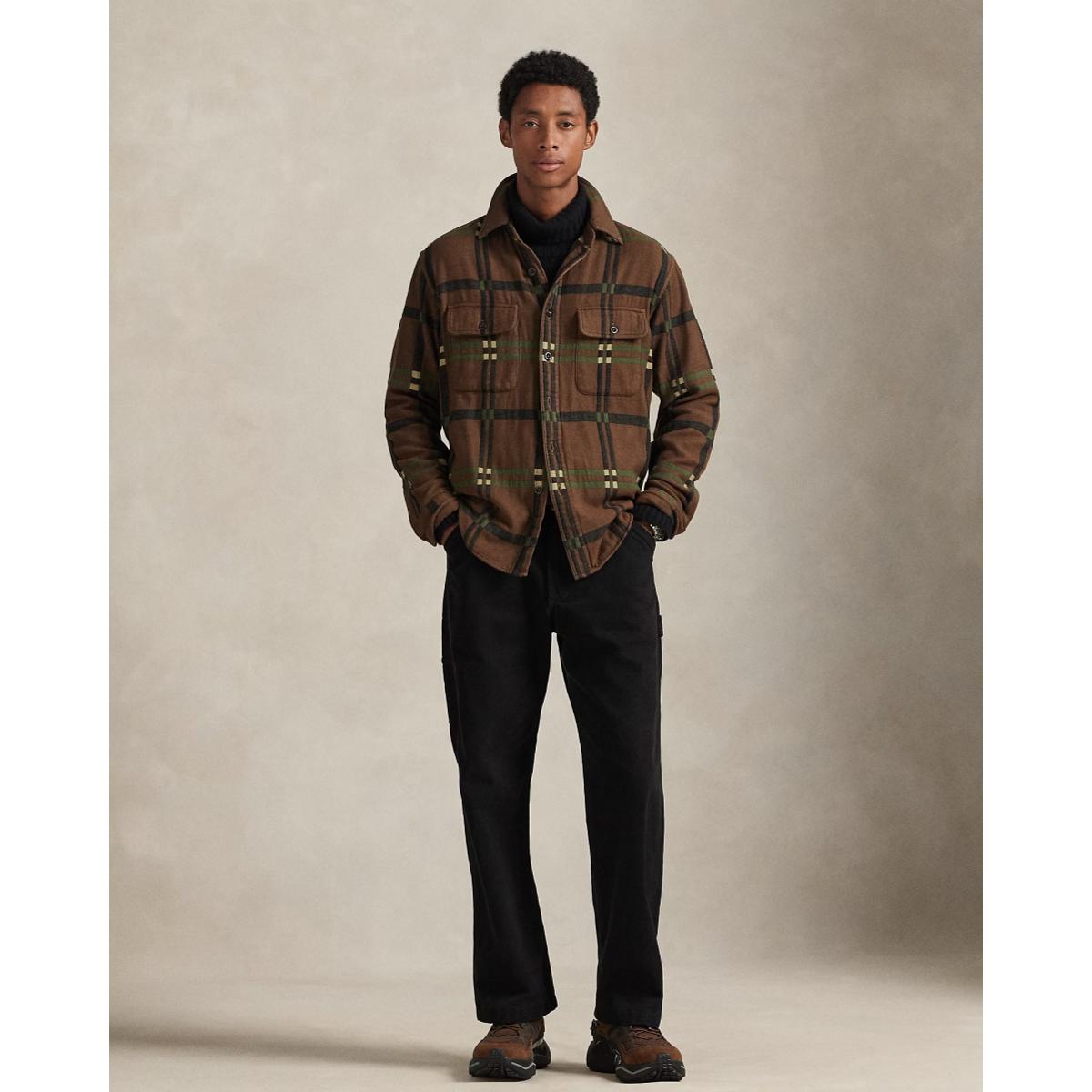 Classic Fit Flannel Utility Shirt