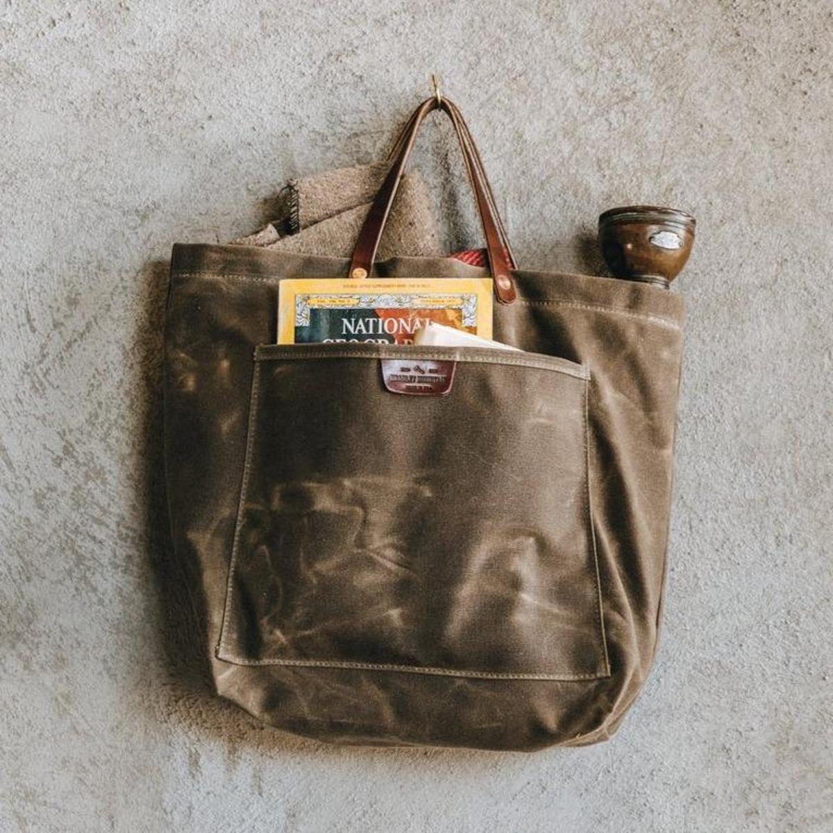 Coal Tote Bag Waxed Field Tan - Tote Bag