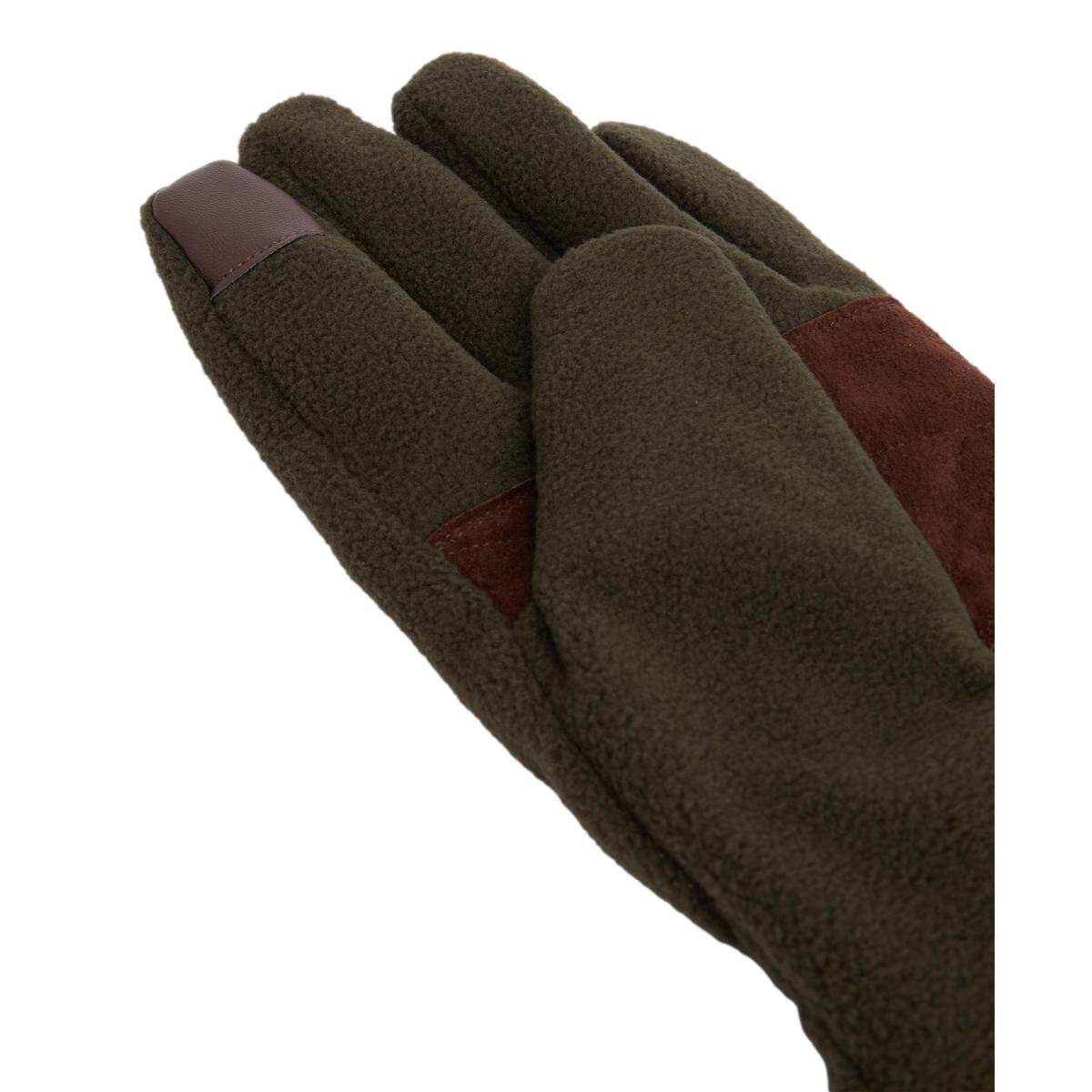 Coalford Fleece Gloves Olive - Gloves