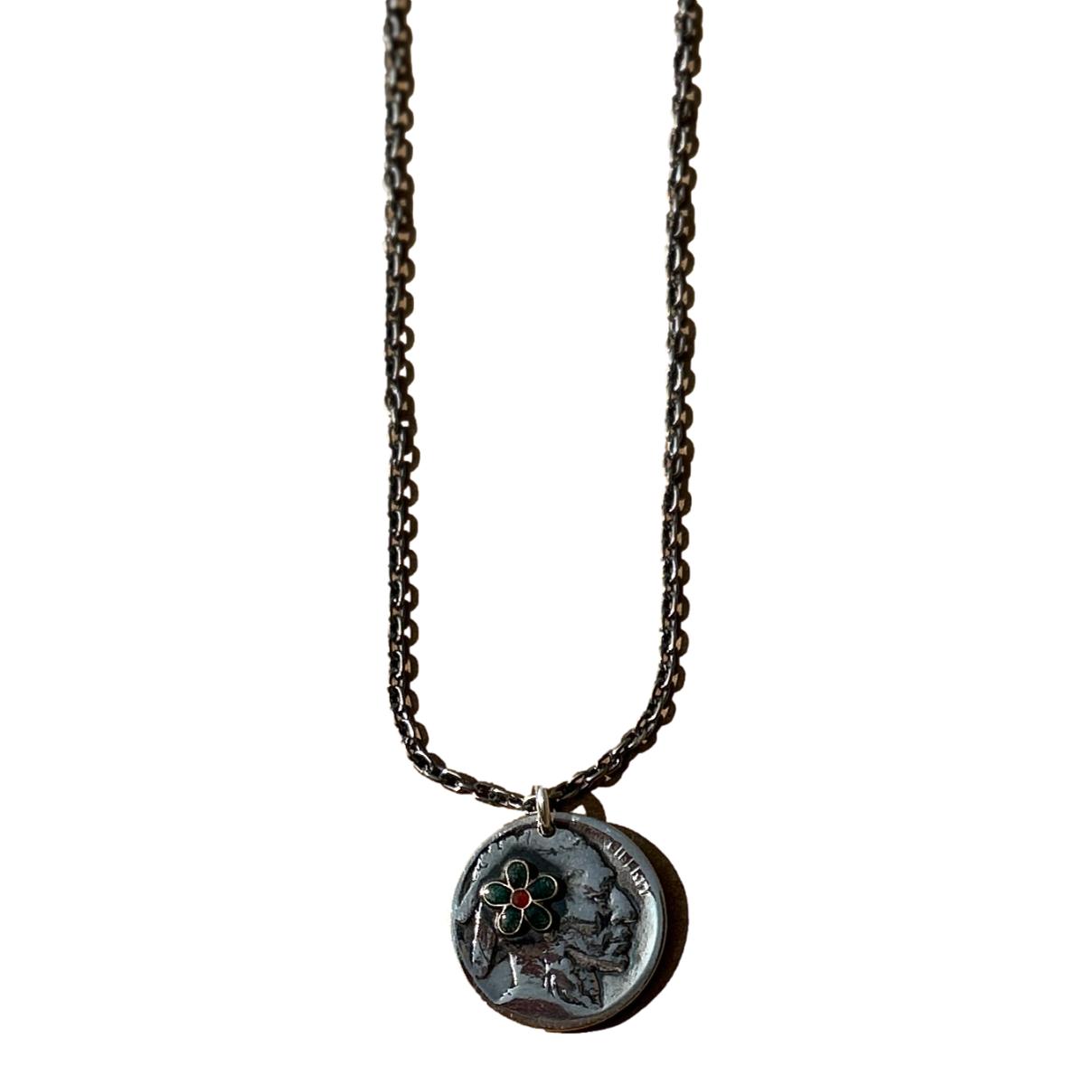 Coin Necklace Silver - Necklace