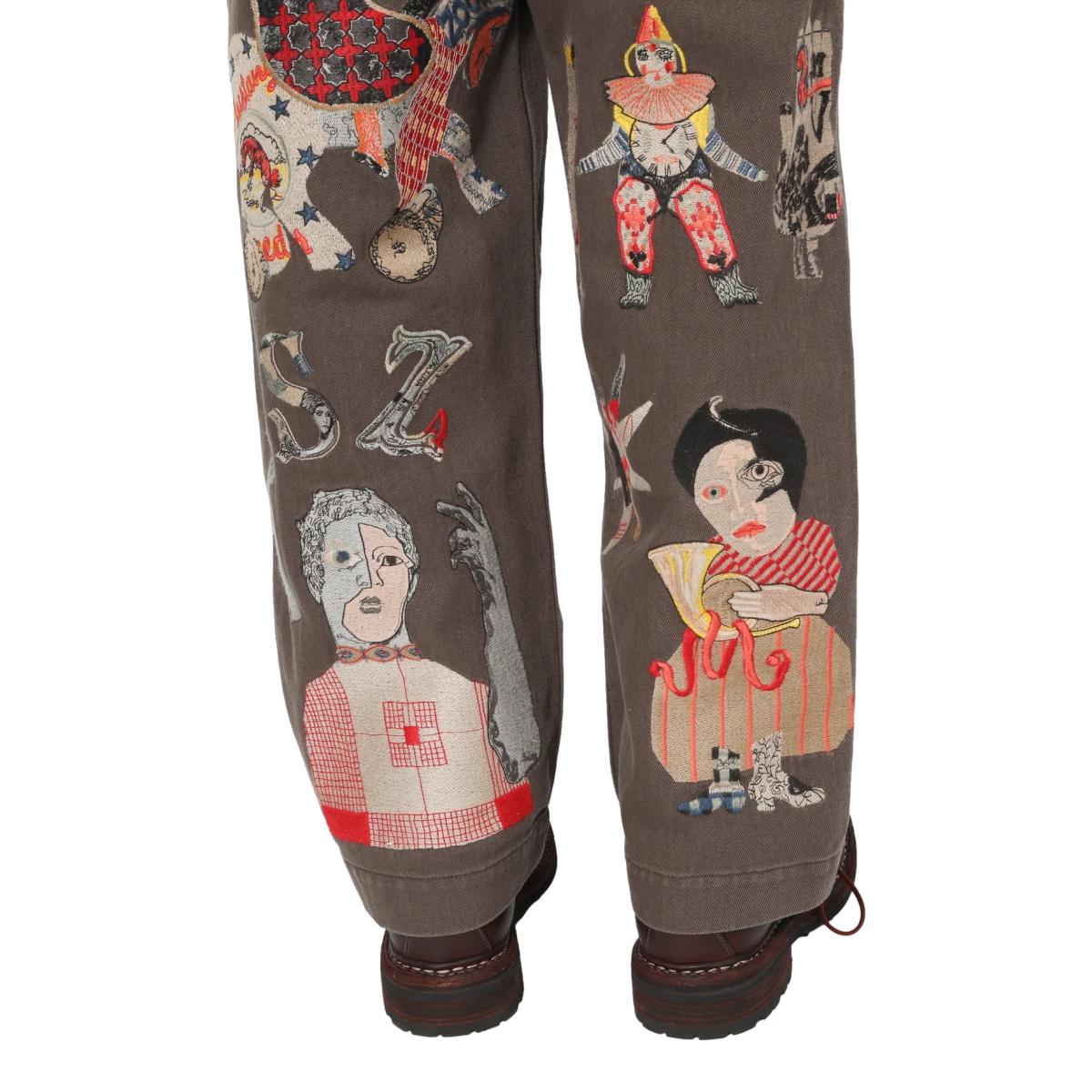 Collage Pant Dark Taupe - Pant