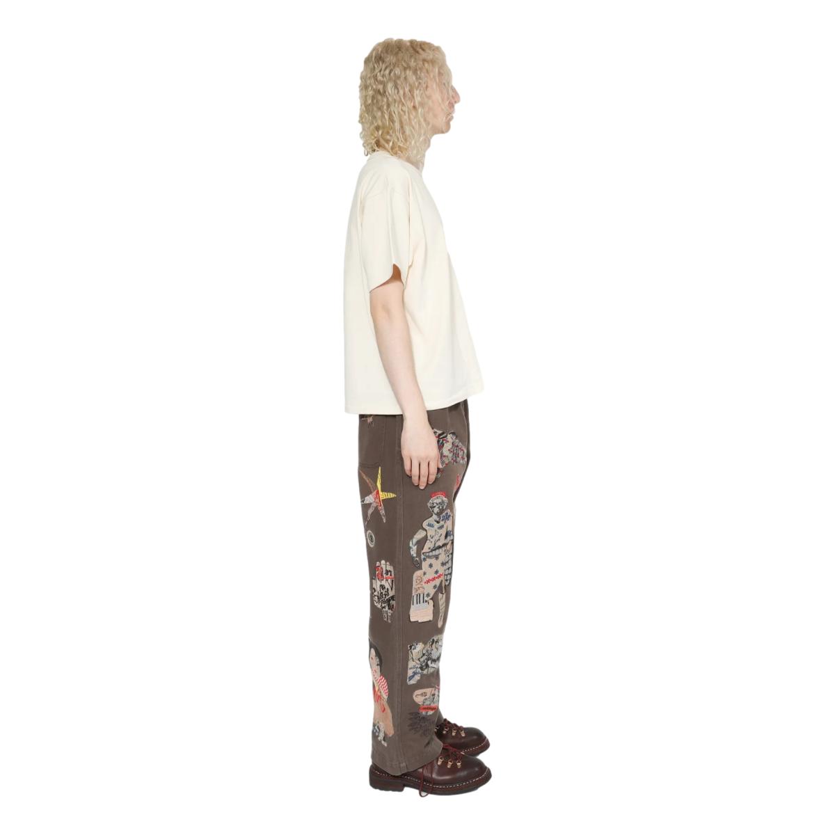 Collage Pant Dark Taupe - Pant