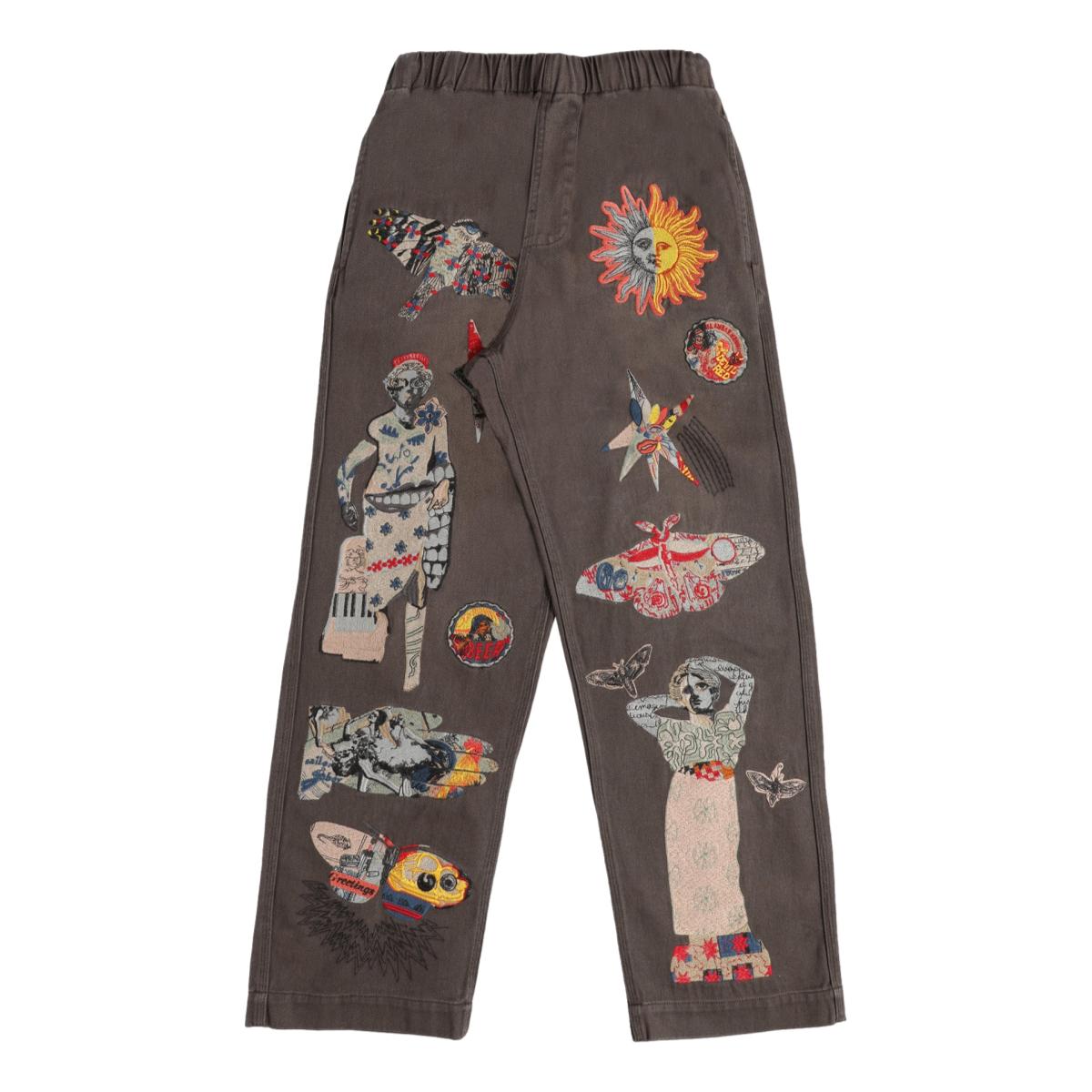Collage Pant Dark Taupe - Pant