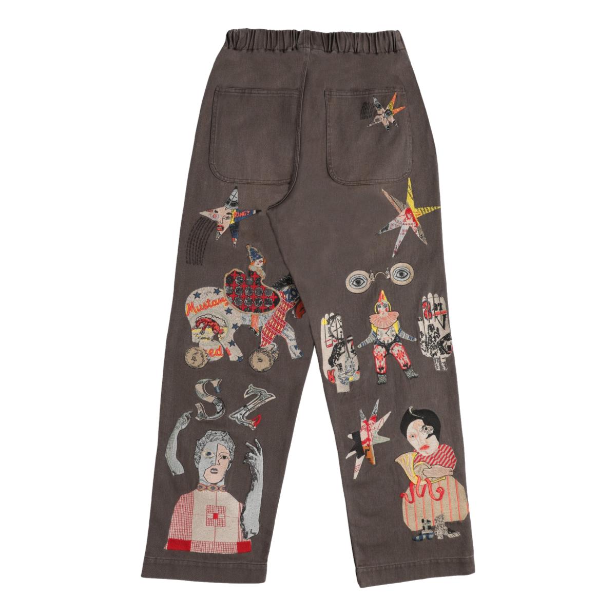 Collage Pant Dark Taupe - Pant
