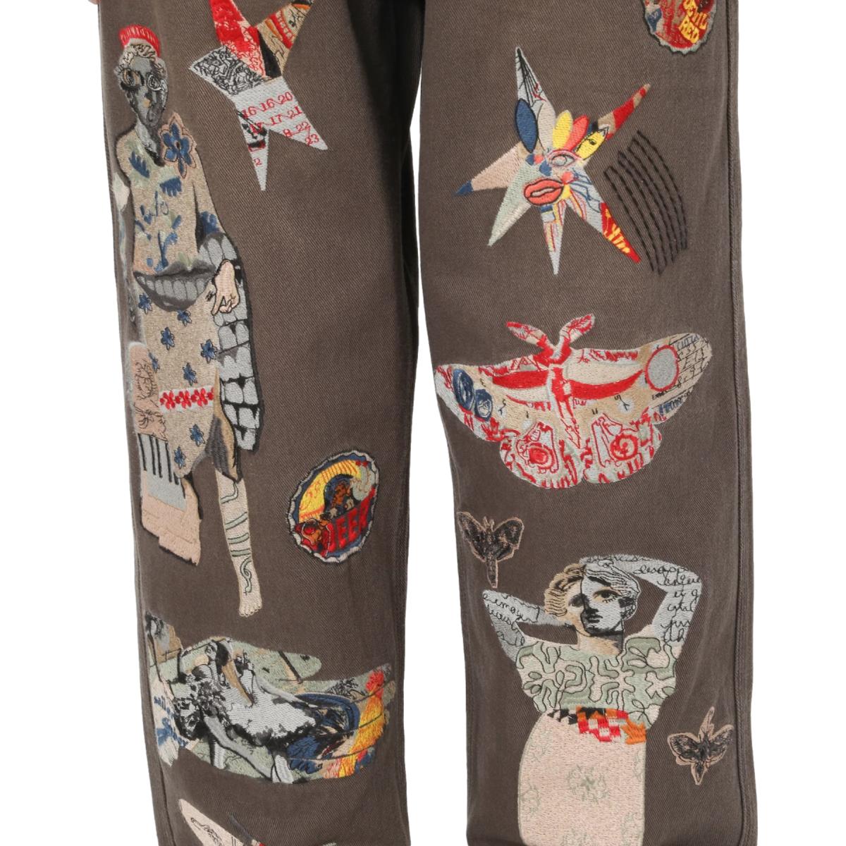 Collage Pant Dark Taupe - Pant