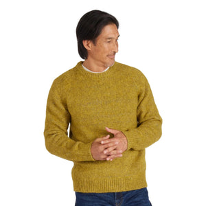 Collegiate Sweater Crew Mustard - sweater