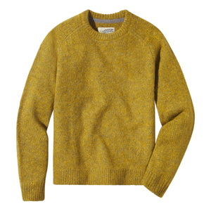 Collegiate Sweater Crew Mustard - sweater