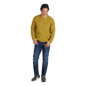 Collegiate Sweater Crew Mustard - sweater