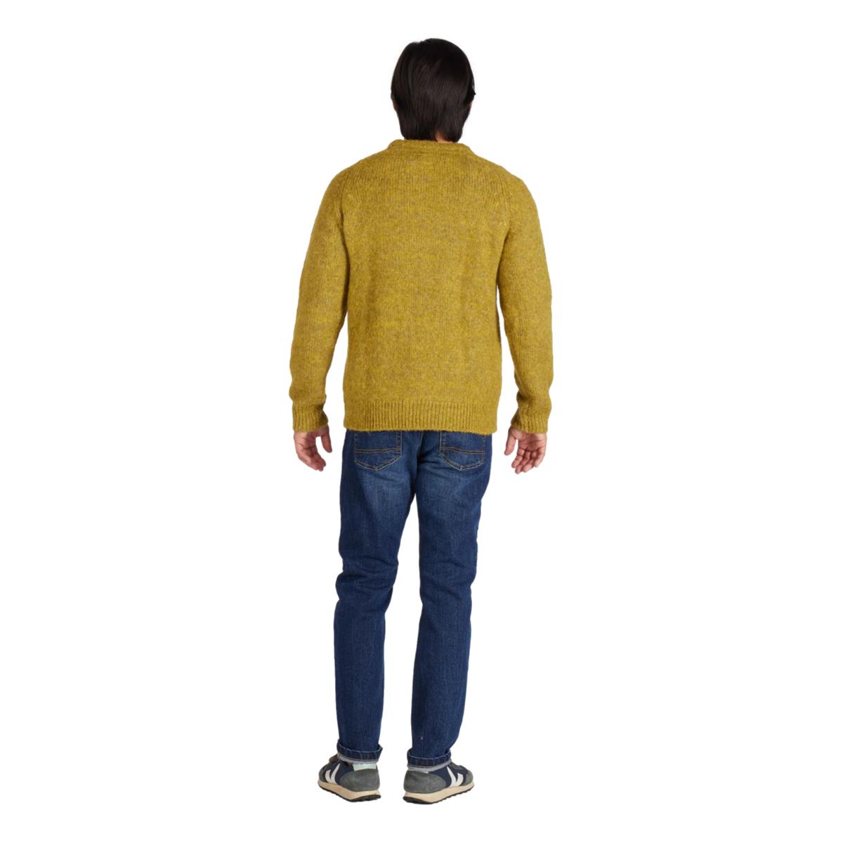 Collegiate Sweater Crew Mustard - sweater