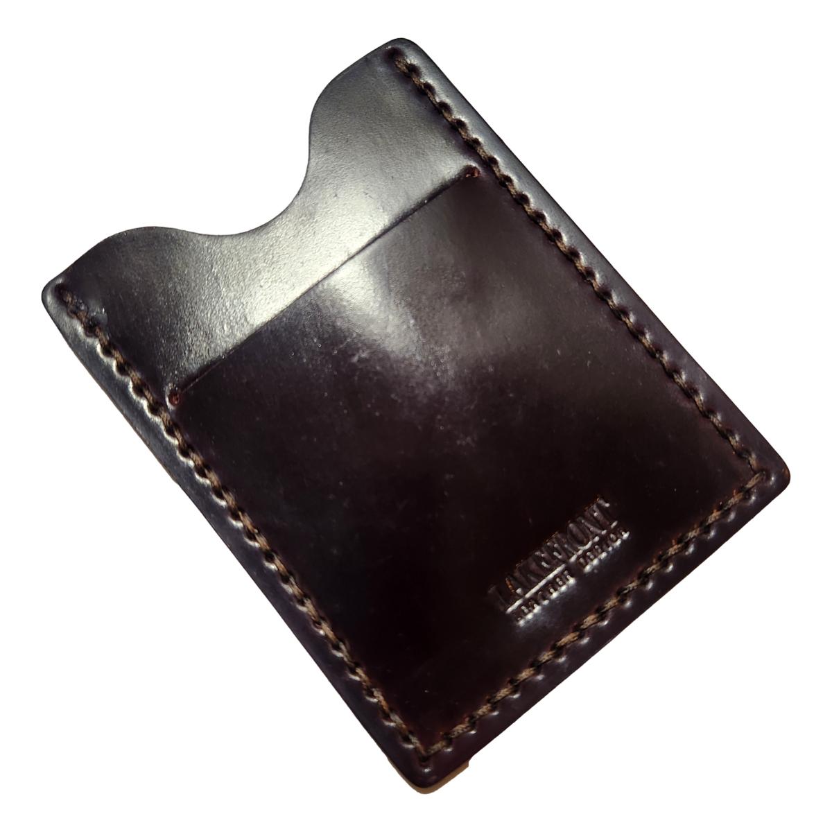 Cordovan Card Wallet Burgundy - Wallet