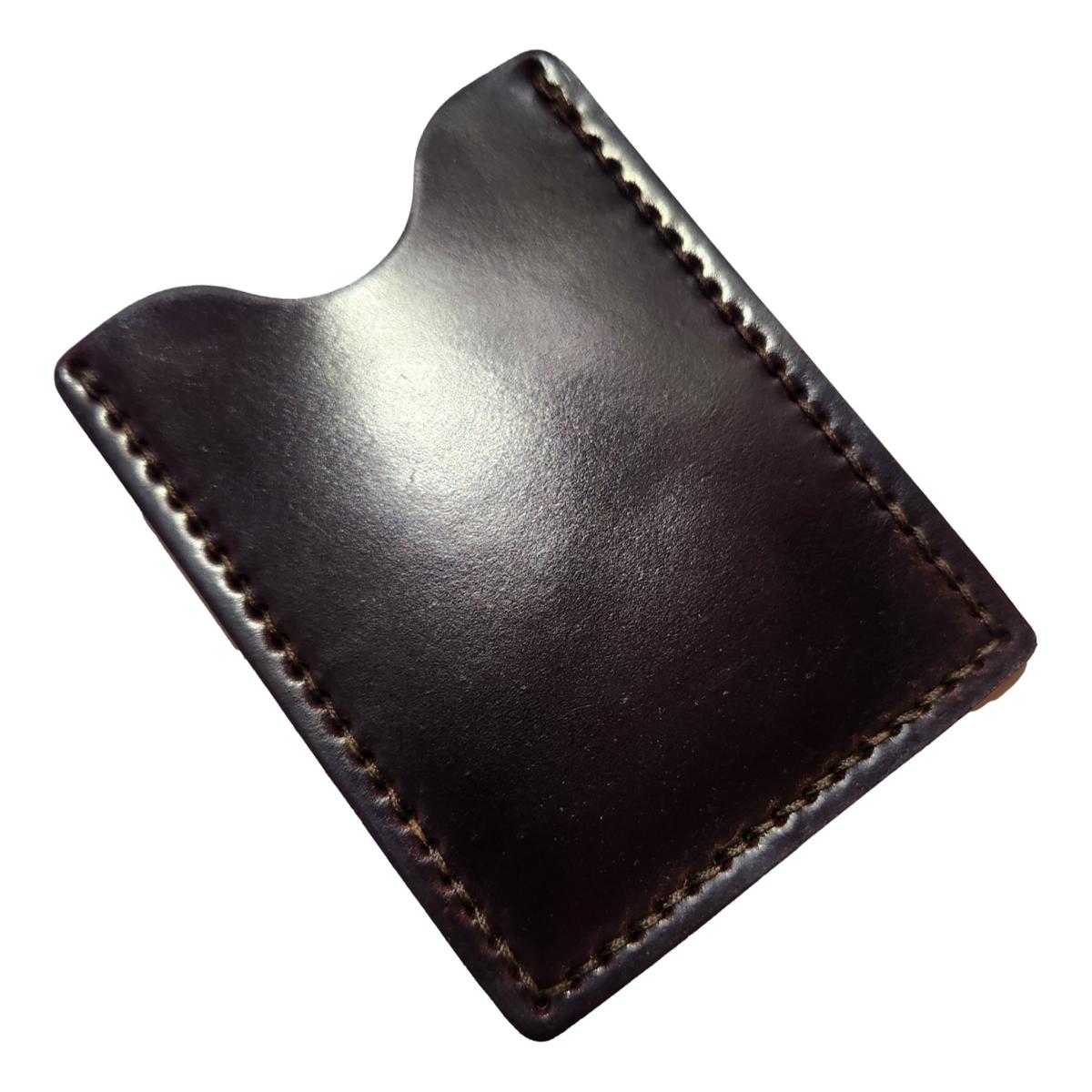 Cordovan Card Wallet Burgundy - Wallet