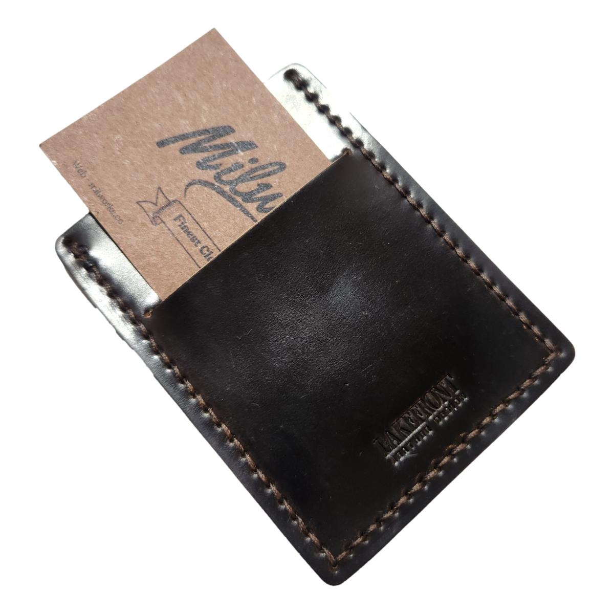 Cordovan Card Wallet Dark Cognac - Wallet