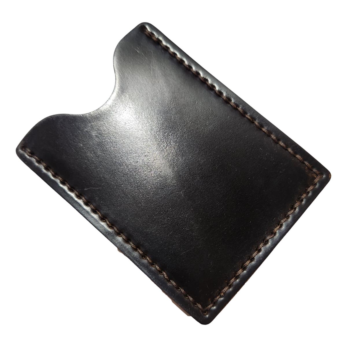 Cordovan Card Wallet Dark Cognac - Wallet