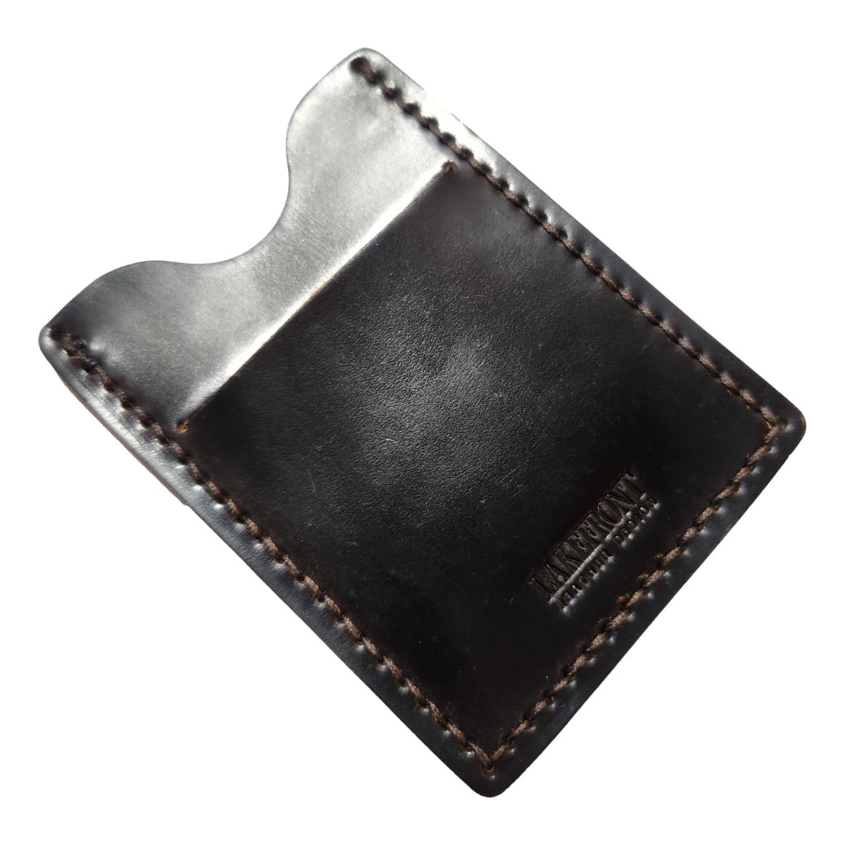 Cordovan Card Wallet Dark Cognac - Wallet