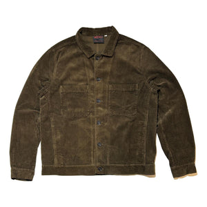 Corduroy Bomber Jacket Conifer Green - Jacket