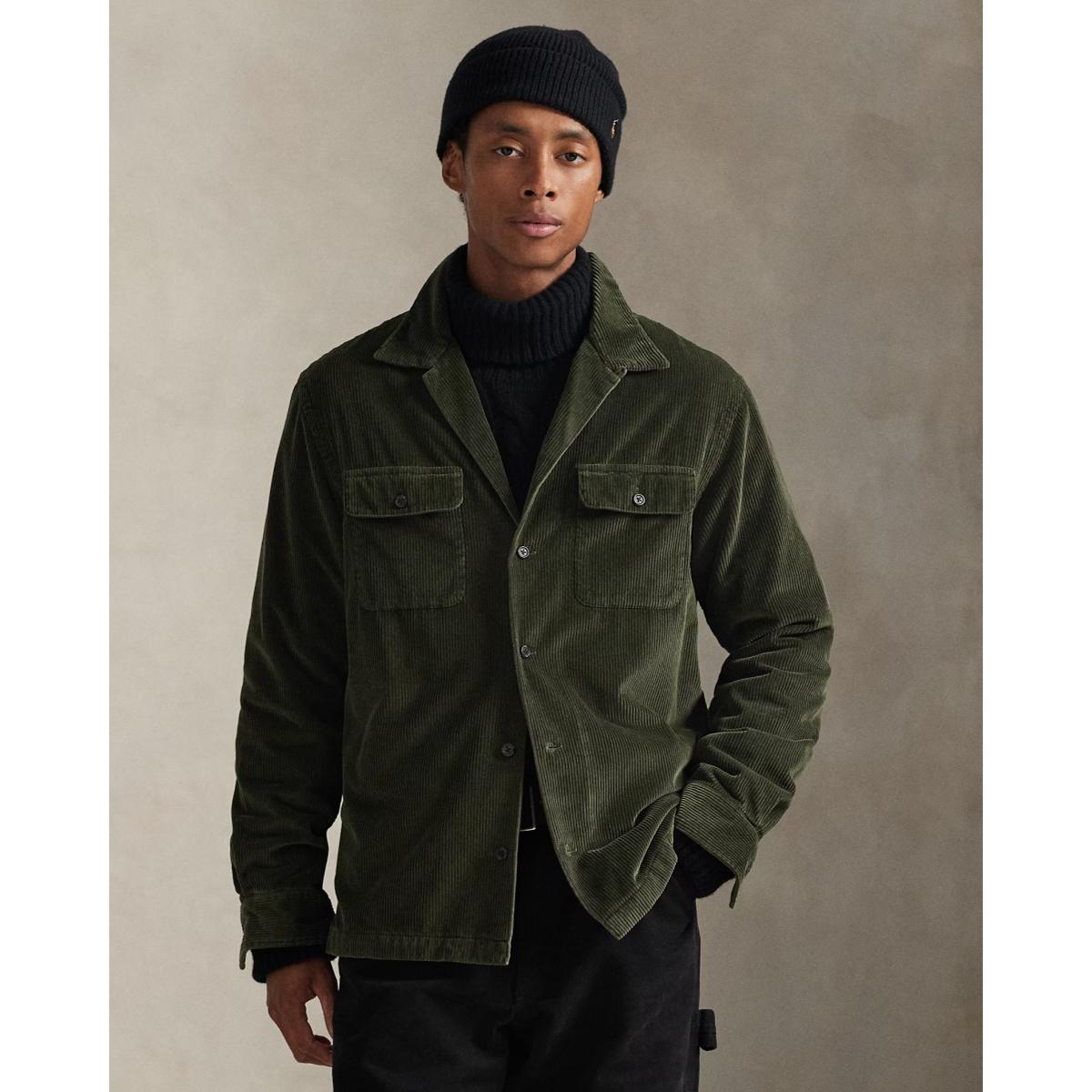 Corduroy Camp Overshirt Armadillo - Overshirt