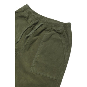 Corduroy Chef Pants Olive - Fatigue Pant