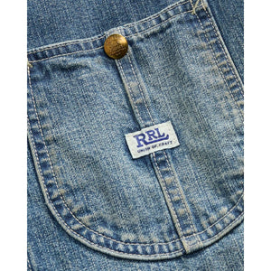 Corduroy-Collar Indigo Denim Jacket Wrightsville Wash